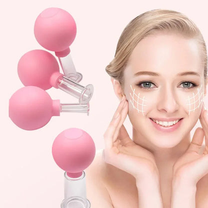 Slimming Face Sucker Suction Cup Vacuum Cupping Jar Cellulite Massager for Beauty Facial Eye Chineses Cupping Acupuncture